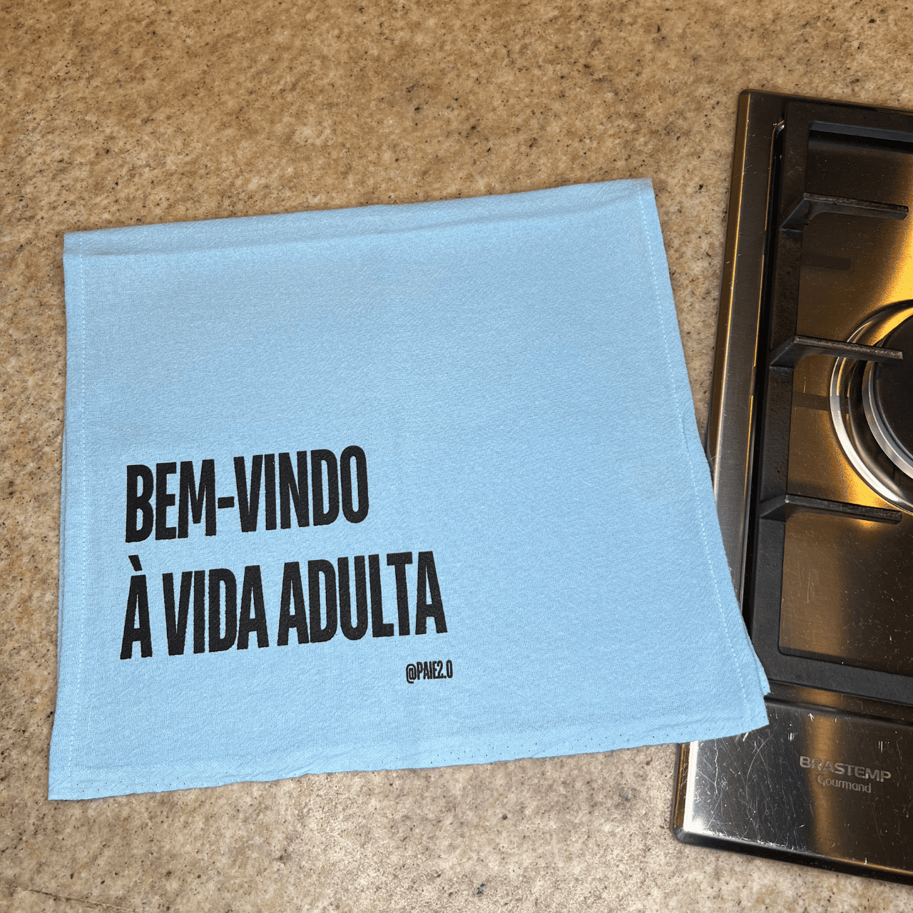 Pano "Bem Vindo a Vida Adulta"