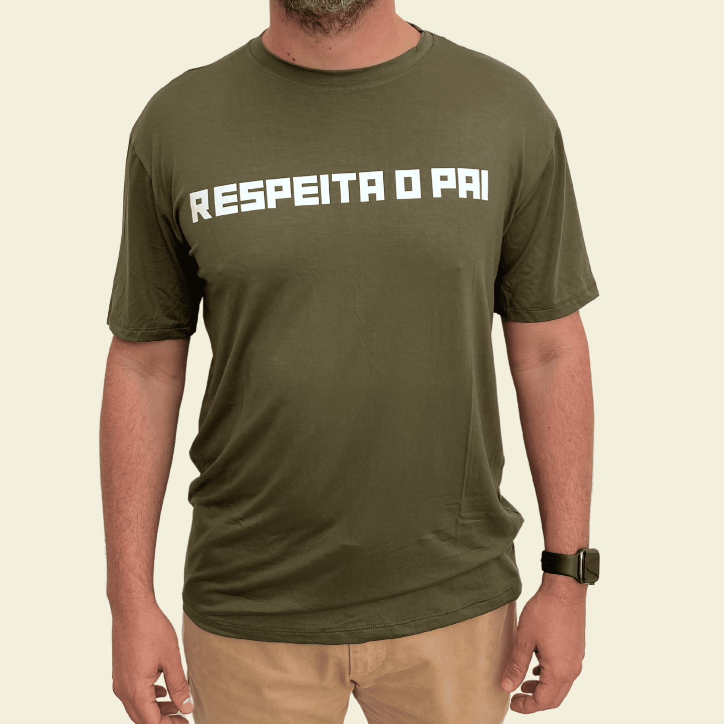 Camiseta Masculina "Respeita o Pai"