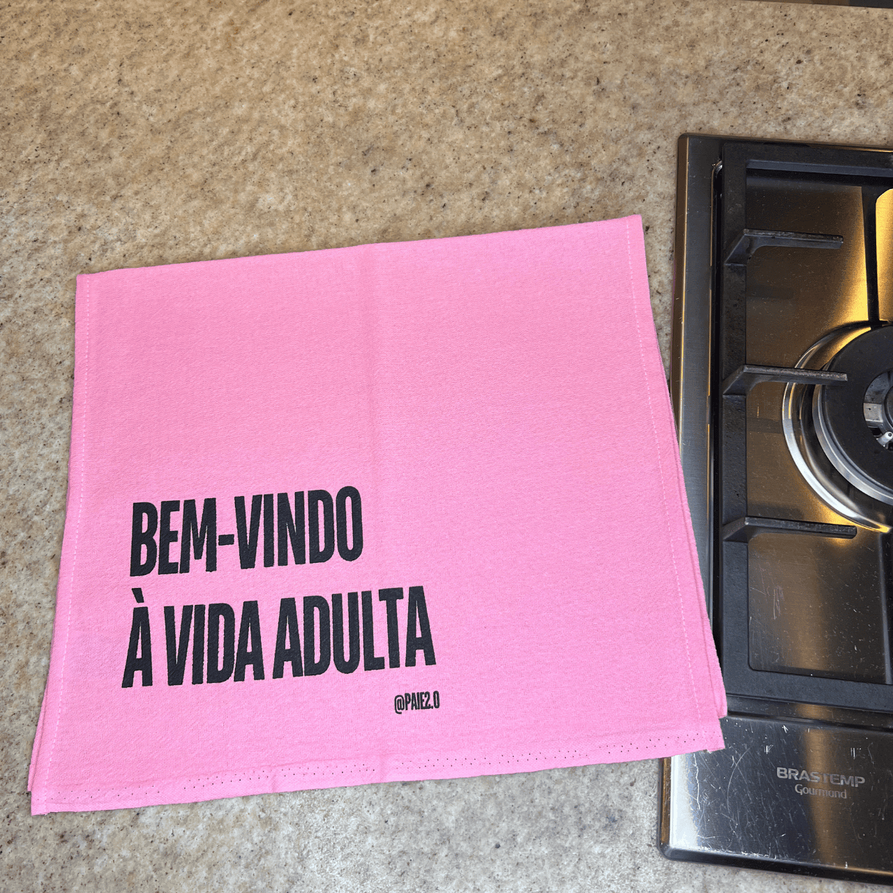Pano "Bem Vindo a Vida Adulta"