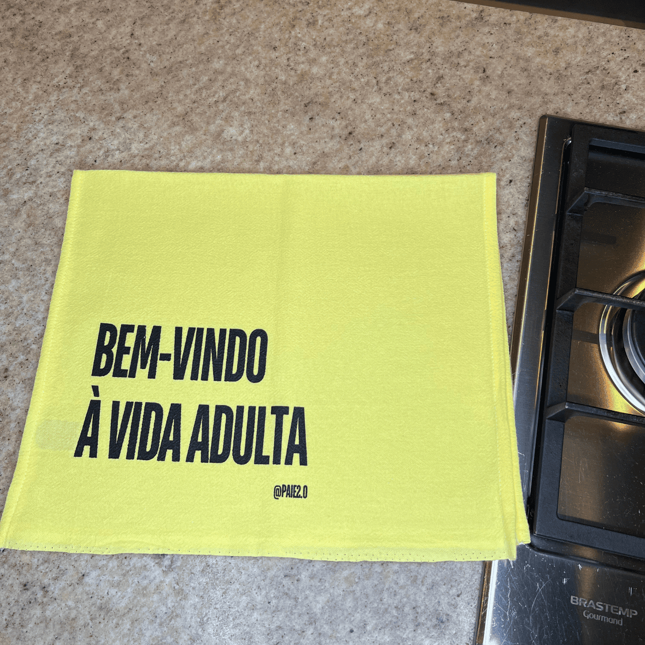 Pano "Bem Vindo a Vida Adulta"