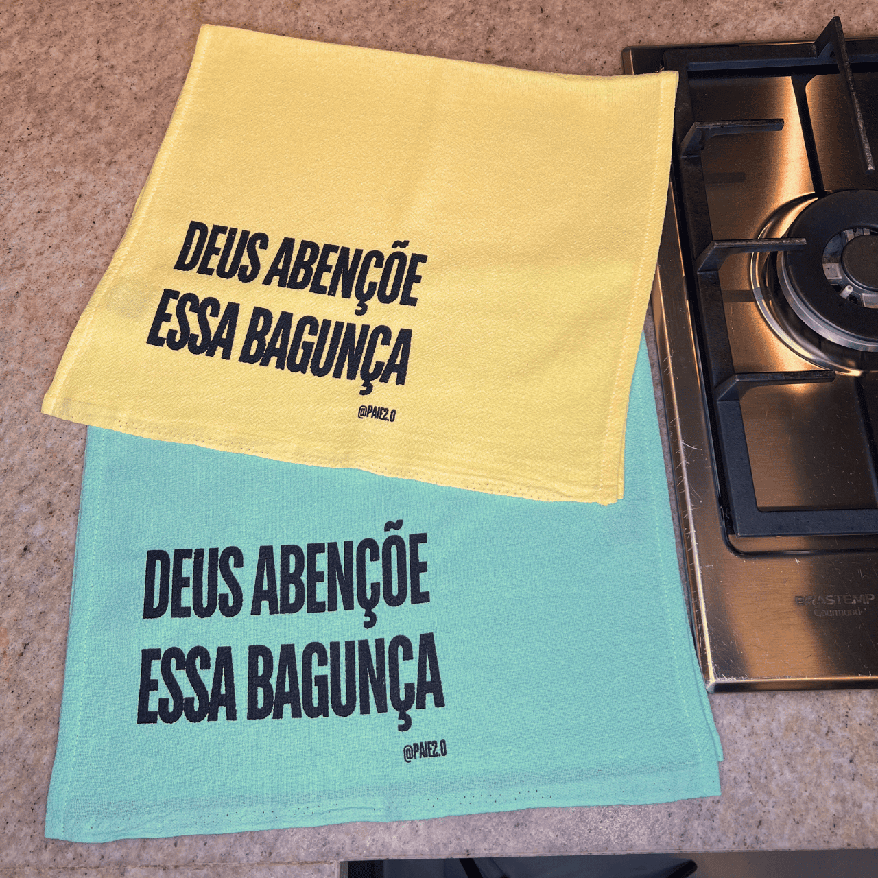Pano "Deus Abençoe Essa Bagunça"