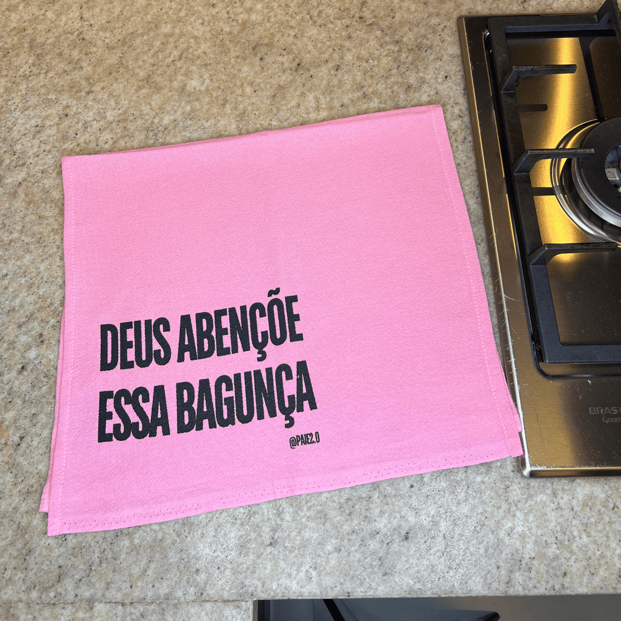 Pano "Deus Abençoe Essa Bagunça"