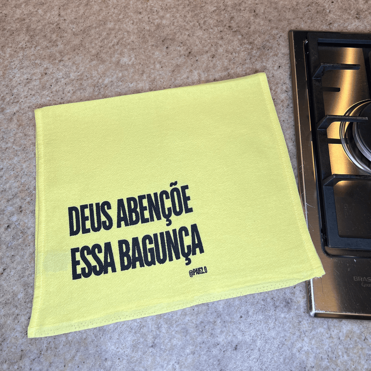 Pano "Deus Abençoe Essa Bagunça"