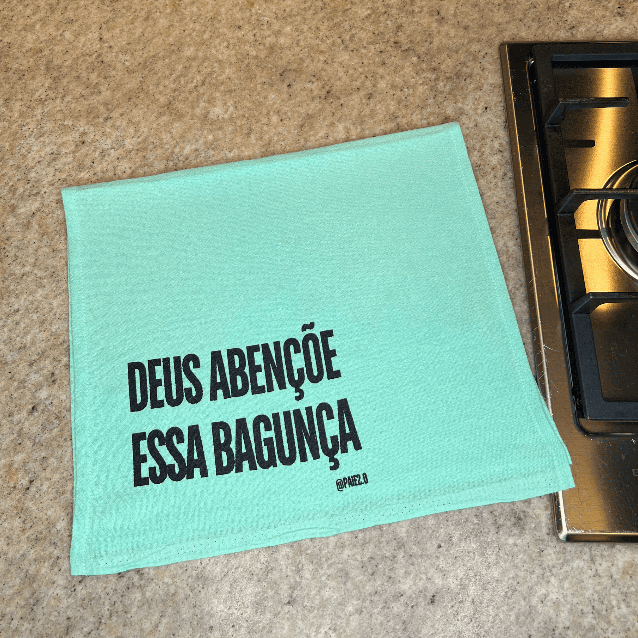 Pano "Deus Abençoe Essa Bagunça"