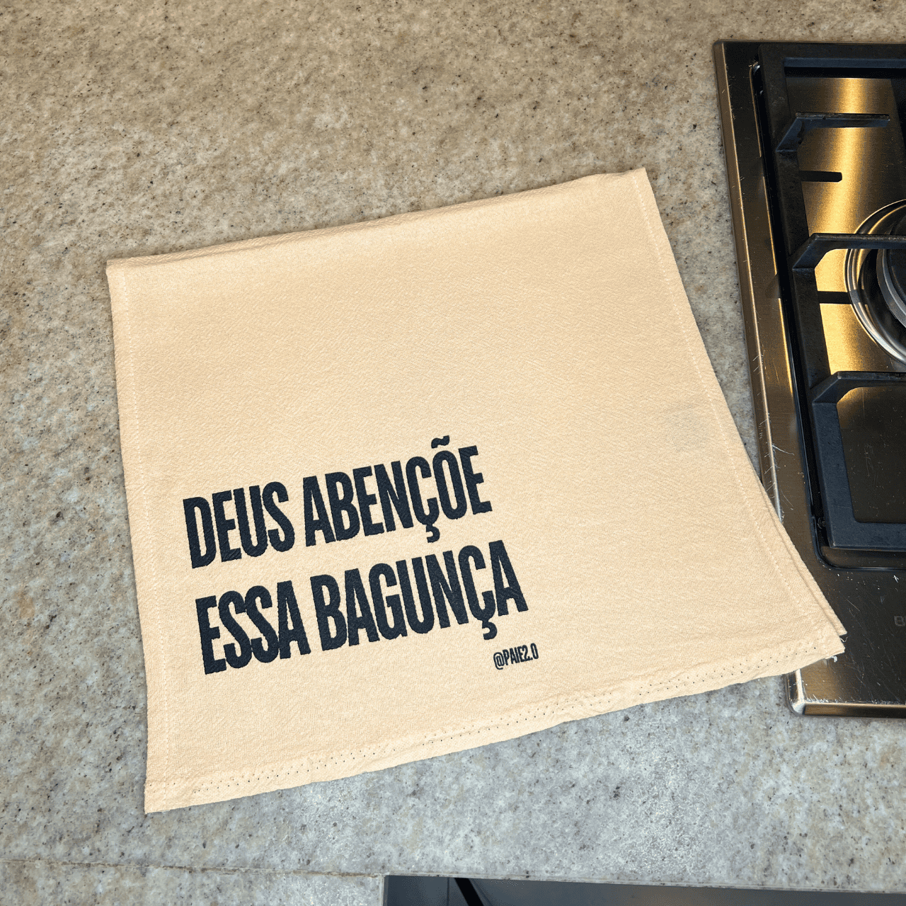 Pano "Deus Abençoe Essa Bagunça"