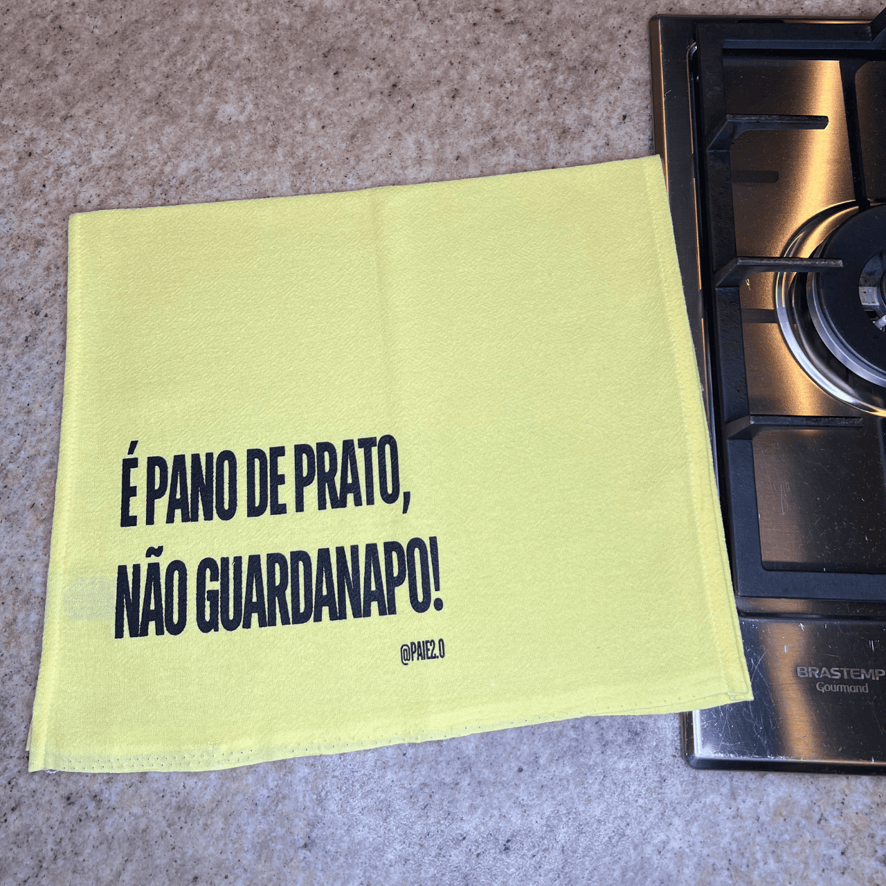 Pano "É Pano de Prato, Não Guardanapo"