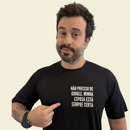 "Não Preciso de Google, Minha Esposa Está Sempre Certa"